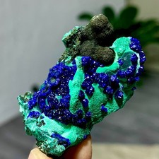 Esemplare minerale cristallo grezzo 40G Best Azurite/Malachite naturale