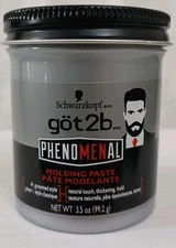 (1) Got2b Phenomenal Molding Paste, Schwarzkopf Phenomenal Thickening 3.5oz -357