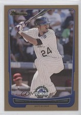 2012 Bowman Gold Border Dexter Fowler #31 1v6