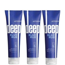 NEW SEALED 3 PACK Deep Blue Rub Cream Natural...