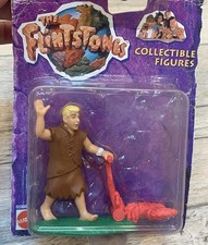NEW FLINTSTONES MOVIE Barney Mowing Lawn Collectible Figures Mattel 1993