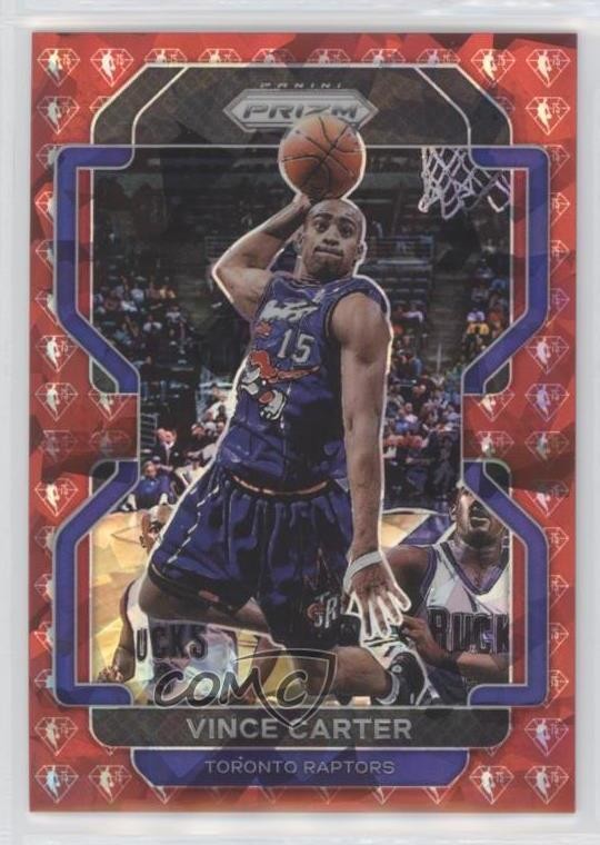 2021 Panini Prizm NBA 75th Anniversary Diamond 19/75 Vince Carter #246 HOF 0c3
