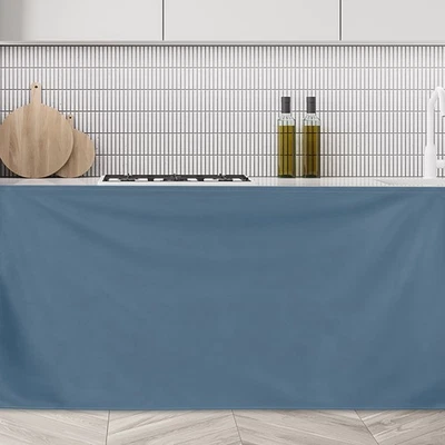 Schrankvorhänge Staubdichte Küchenvorhänge Für Mehr Privatsphäre (130x70cm Grün) - Bild 1 von 4