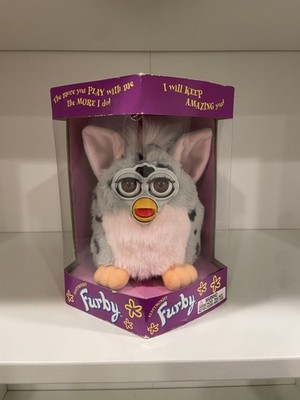 DEFECTIVE Vtg 1998 Furby TieDye Pastel Rainbow 70800 Hasbro Tiger