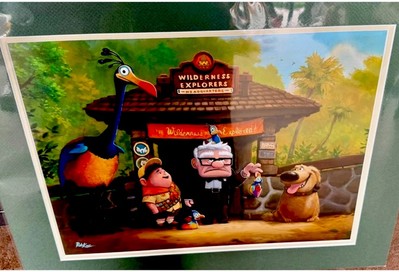2025 Disney Parks UP Print Wilderness Explorers Rob Kaz 18x14  Animal Kingdom