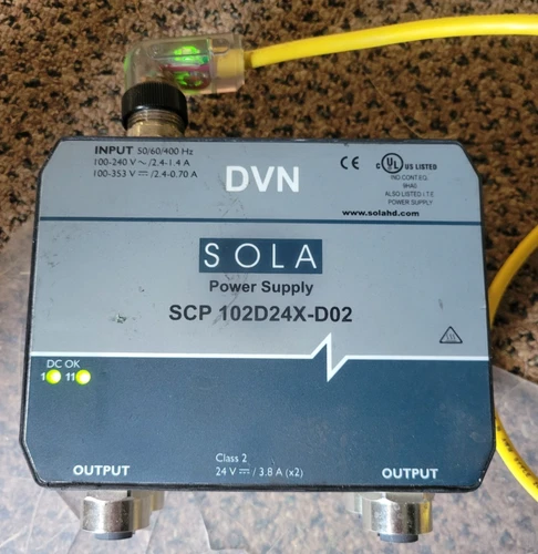 EMERSON SOLA/HEVI-DUTY SCP 102D24X-D02 POWER SUPPLY - VOLT METER TESTED.