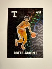 2025-26 ONIT Tennessee Fusion Premium Holo Parallel #F-10 NATE AMENT 10/30