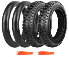 Fat Tire E-Bike Snow Bike Tire 20" x 4" - 2 Pack with Tubes and Levers