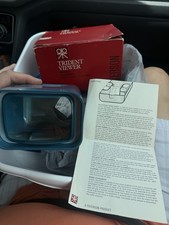 Vintage Paterson Trident Film/Slide Viewer Set Complete with Magnifier - WORKING