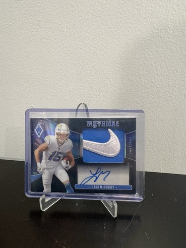 2025 Panini Phoenix - Ladd Mcconkey Nike Swoosh Patch Auto /2 Chargers WR