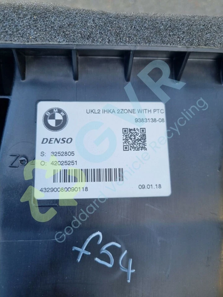 MINI CLUBMAN HEATER FAN BLOWER MOTOR FILTER 9383138 9383138 - Image 2 of 4