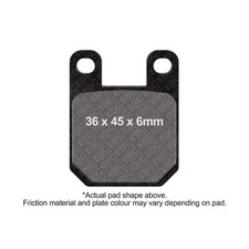 EBC Scooter Organic Brake Pad Set (E327) Front Left for Tomos APN 6 R 1984