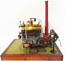Gro&szlig;e Bischoff Dampfmaschine 66x74x95 CM