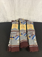 Alpine Design Mens Size Large Neo Snowsport Aztec Mountain Ski Socks 6 Pairs