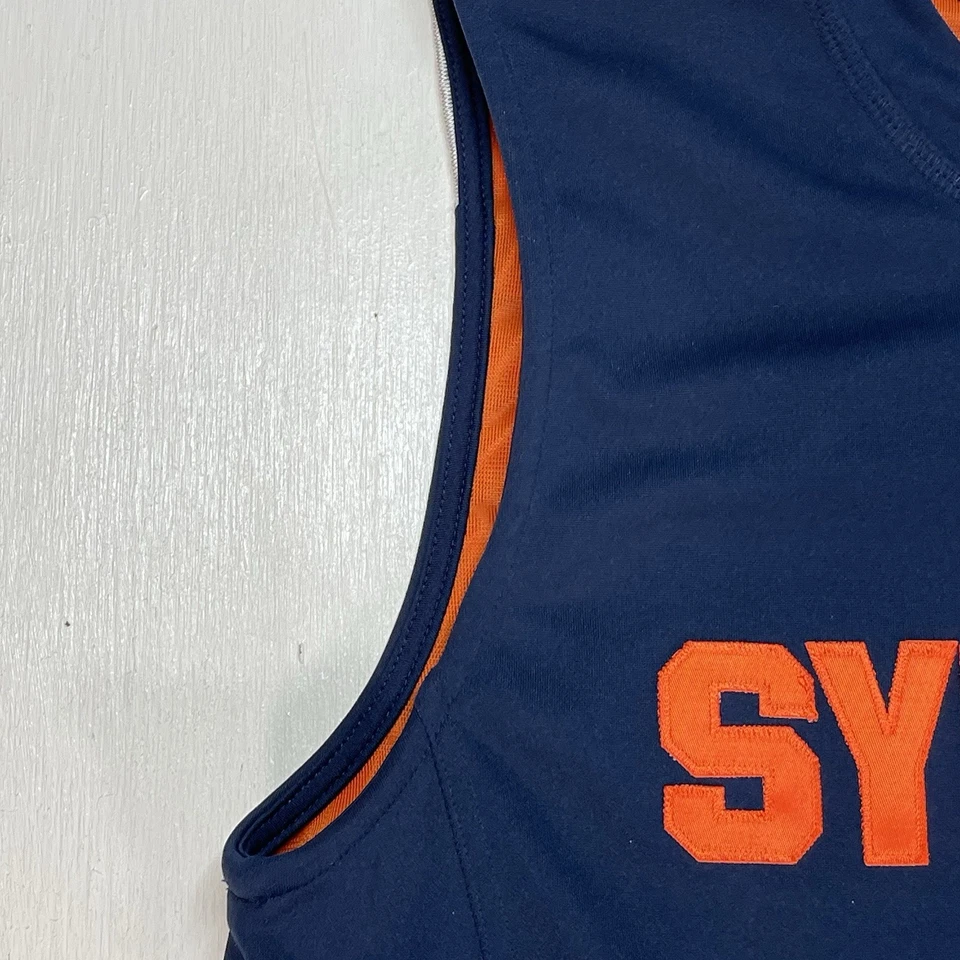 Camiseta deportiva de baloncesto Syracuse naranja Nike Elite para hombre mediana RARA 08 azul alternativa Foto 3 de 4