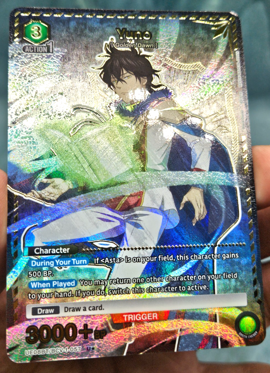 Union Arena Yuno UE08BT/BCV-1-057 U* Foil Black Clover - NM | eBay