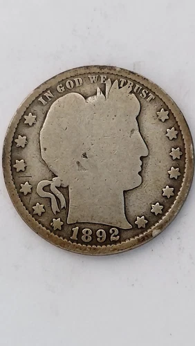 1892-P United States Barber Quarter (#2)