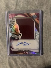 2024 Bowman’s Best University Kyron Drones Jumbo Relic Auto #PJA-KD VT