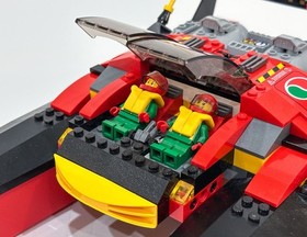 Vintage Lego City Harbor Speedboat 7244 100 % Complete Set w/Instructions