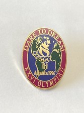 Vintage Dare To Dream Atlanta 26th Olympiad Enamel Pin