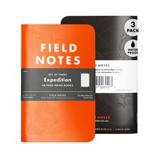 Field Notes Expedition Edition 3-Pack Waterproof Notebook White