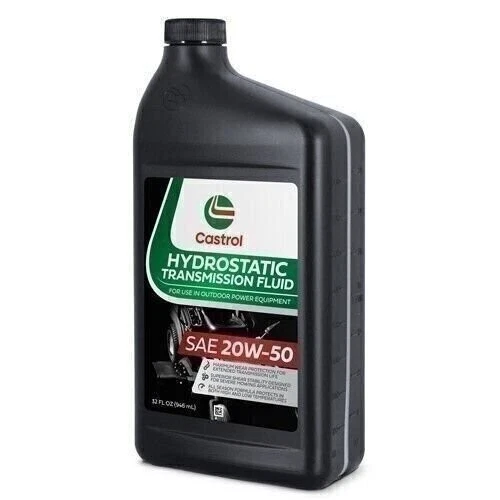 Castrol 20W50 Hydrostatic Transmission Fluid For OPE API GL-4 - 1 Quart, 12 Pack - Image 3 of 4