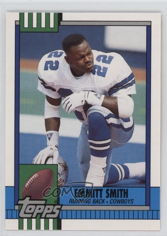 1990 Topps Traded Emmitt Smith #27T HOF k4s