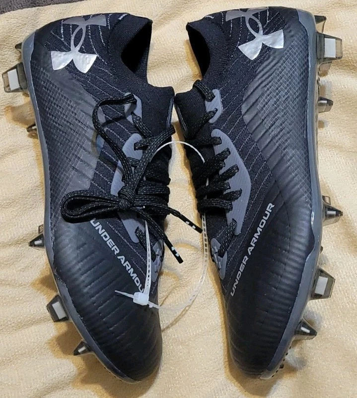 Botines de fútbol Under Armour 3027240-001 para mujer Shadow Elite 2 FG negros talla 8 Foto 2 de 4