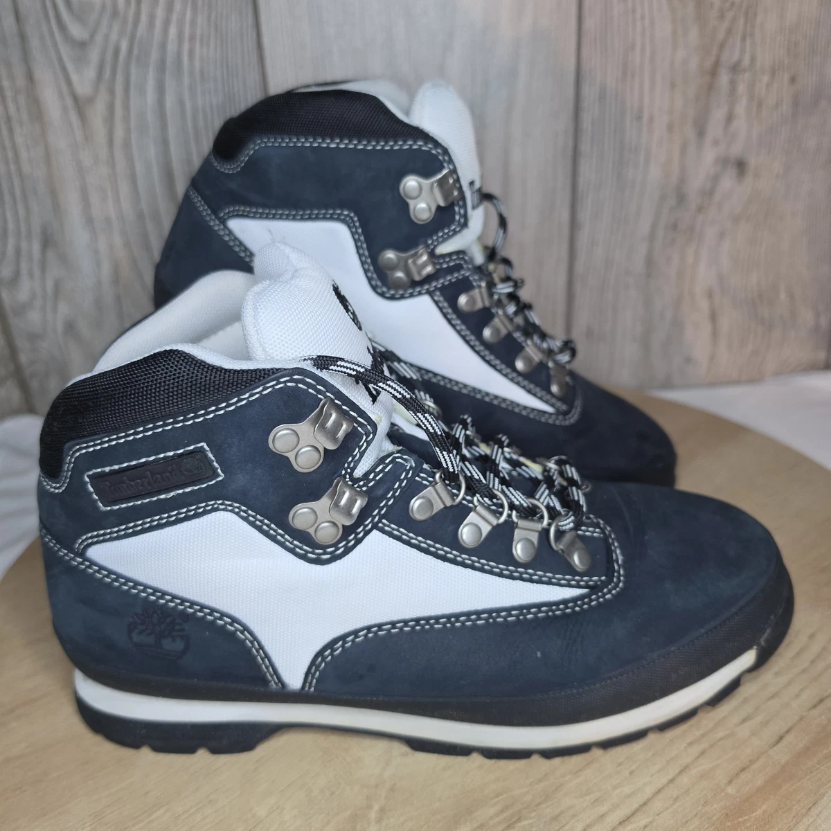 Blue Timberland Euro Hiker Boots for Men for sale - eBay