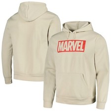 Marvel Men's Hoodie Size L Classic Marvel Logo MSRP 50 