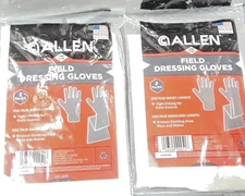 Allen Company Field Dressing Gloves - 2/Pack (2 packages) #51 New In packages