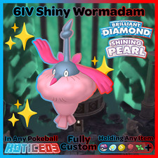 ✨Shiny WORMADAM 6IV✨ Pokemon Brilliant Diamond and Shining Pearl 🚀PICK ANY FORM