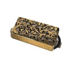 Johnny Eleca Electric Guitar Pickup Humbucker, Bridge, Gold Carve Patterns