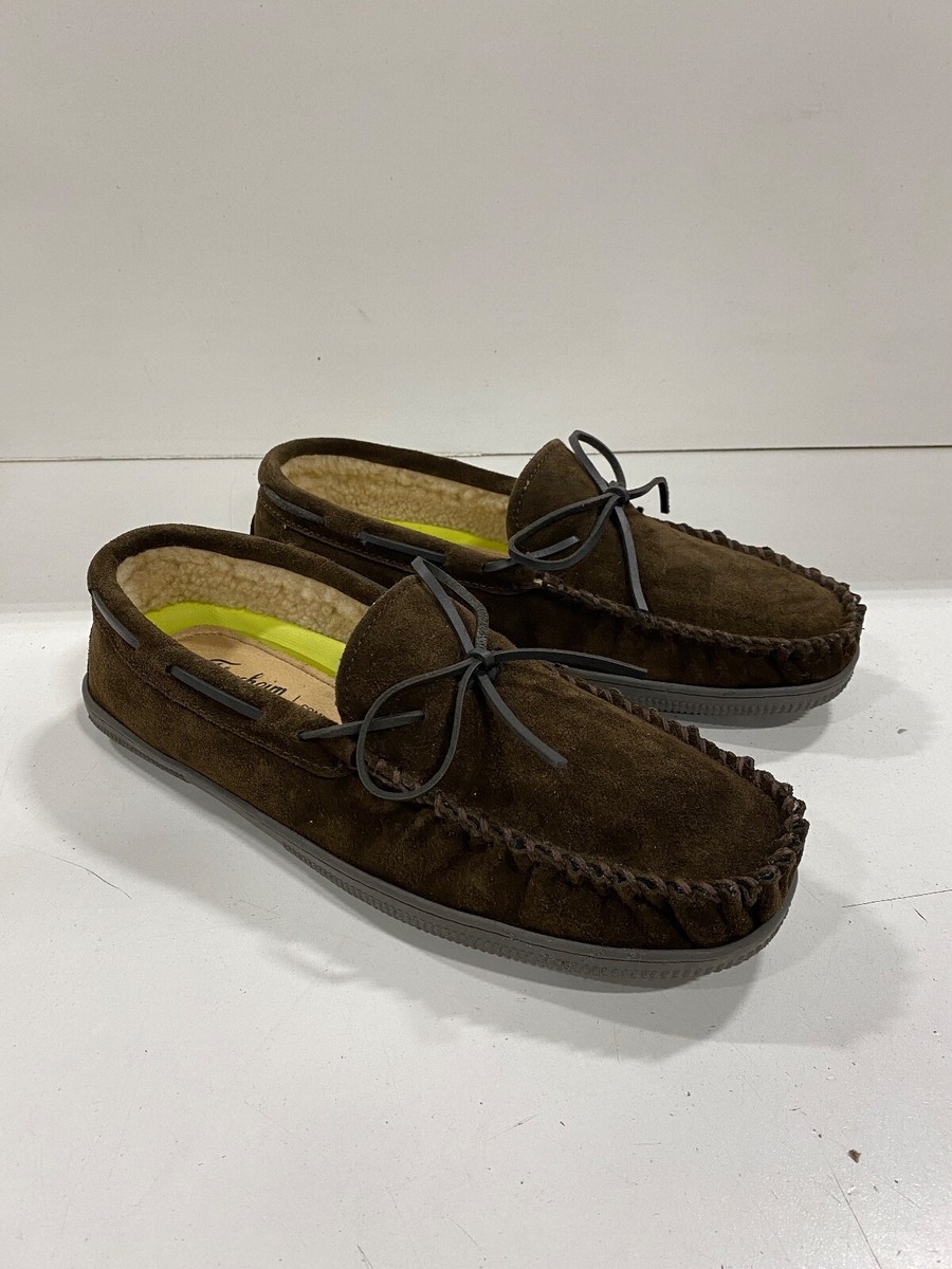 Florsheim Men’s Sz‎ 9M Cozzy Tie Chocolate Moccasin Slippers 28382-DEFAULT-l.jpg main image 2