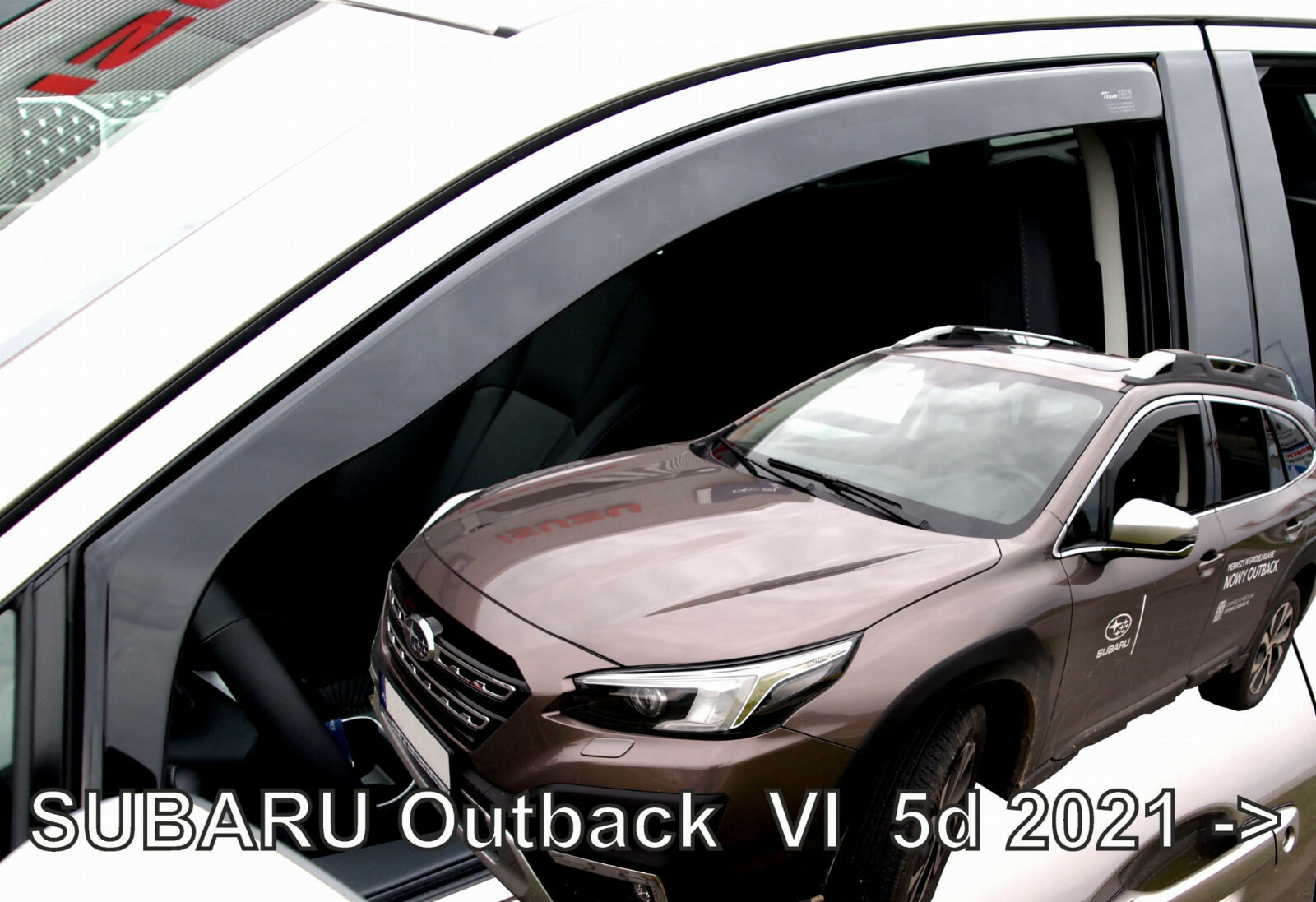 Deflettori Aria Per Subrau Outback 6 Dal 2021 Set 2 Antiturbo Antivento Heko