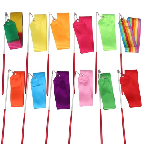 12 Pcs Dance Ribbon Ribbons Toddlers Rhythmic Gymnastics Child Games - 第 3/12 張圖片