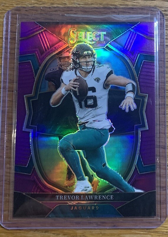 TREVOR LAWRENCE 2022 Select Concourse #41 Purple Prizm /75 Jacksonville Jaguars