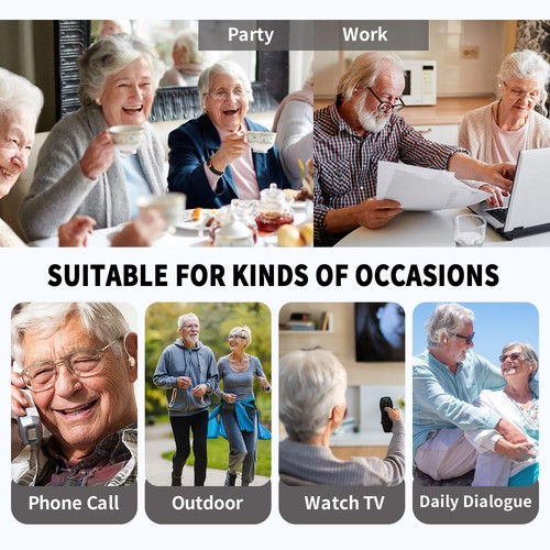 Hearing Aids Hearing Amplifiers for Seniors Rechargeable with Noise Cancelling,, - Picture 7 of 7