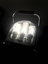 Rolson Light Floor standing Portable Standalone 3 bulb Heavy Duty