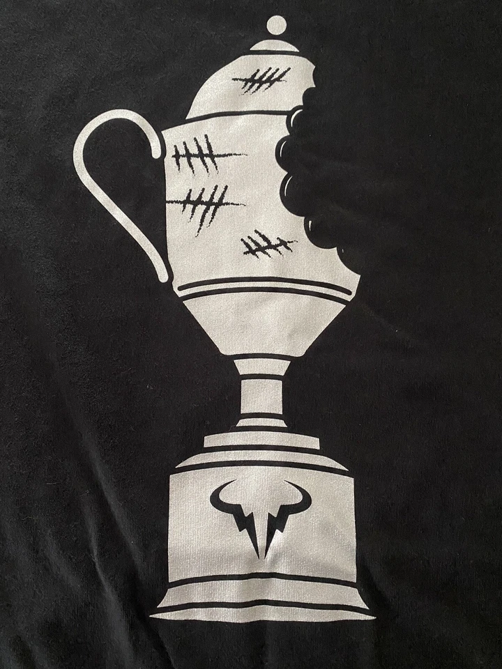 CAMISA NIKE RAFAEL NADAL FRENCH OPEN 20 GRAND SLAMS TROPHY MORDEDURA NEGRA PLATA 2XL Foto 4 de 4