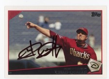 SIGNED BASEBALL CARD AUTO TOPPS 2009 CHAD QUALLS ARIZONA DIAMONDBACKS #511