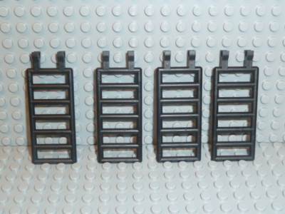 LEGO  City Bau Creator Technic 4x Leiter 3 x 7 schwarz 6020 black Neu R430