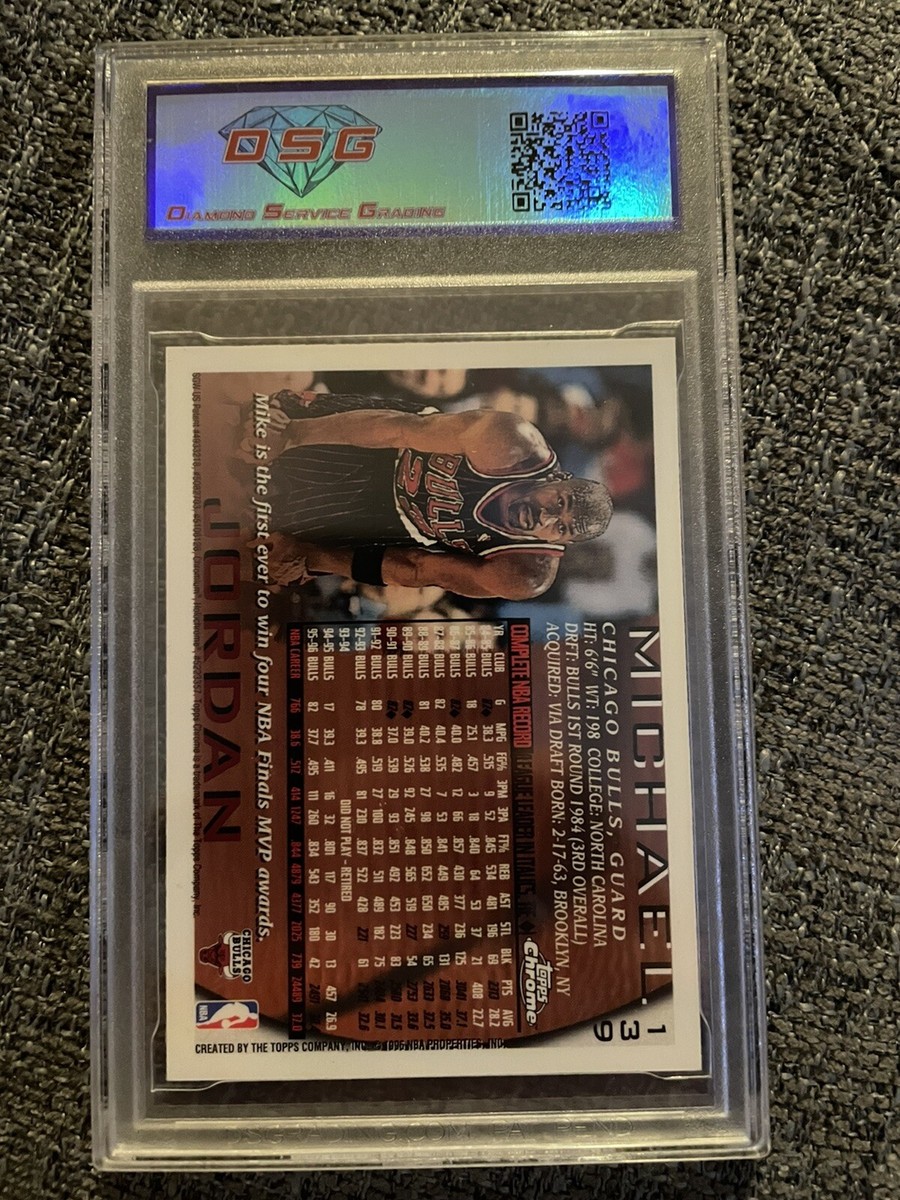 1996 Topps Chrome＃139 Michael Jordan 1996-97 Topps Chrome #139 Michael Jordan Please Read | eBay