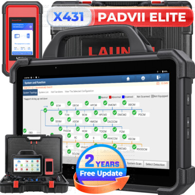 LAUNCH X431 PAD 7 PAD VII X431 Ferndiagnose OBD2 Diagnosegerät ECU PROGRAMMIER