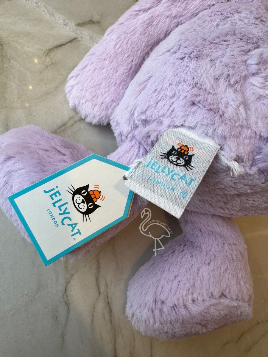 Jellycat Bashful Hippo - NWT New With Tags - Lavender Animal