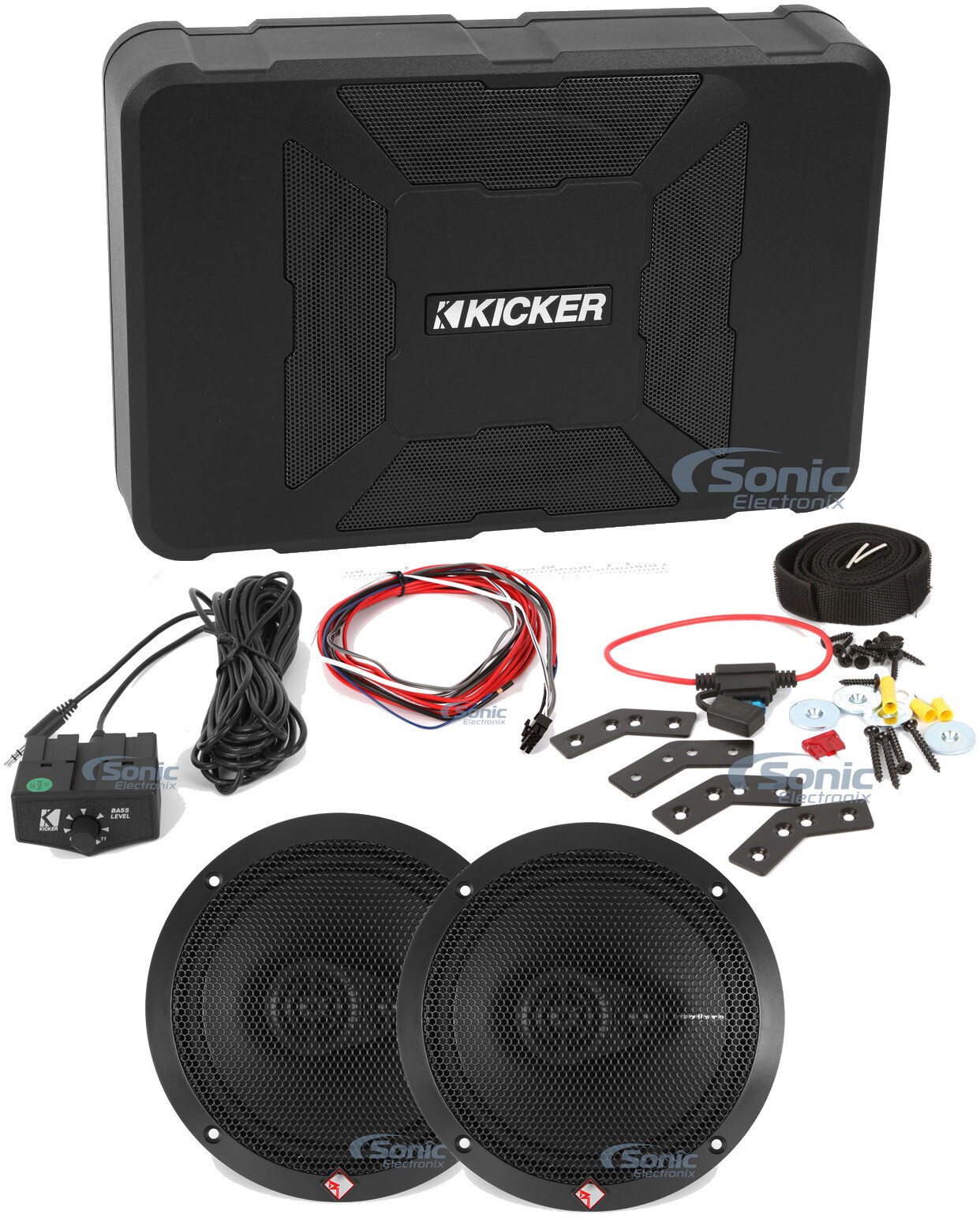 kicker 8 inch subwoofer hideaway