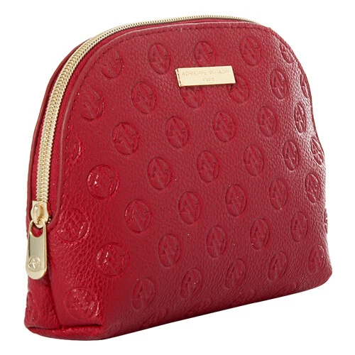 Bolso de cosméticos Adrienne Vittadini Dome para mujer - rojo (precio de venta sugerido por el fabricante $30,00) Foto 2 de 3
