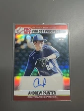 2021 Leaf Pro Set Red Refractor Andrew PAinter Auto Phillies AP2