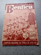 Folleto original del benfica con perfiles…