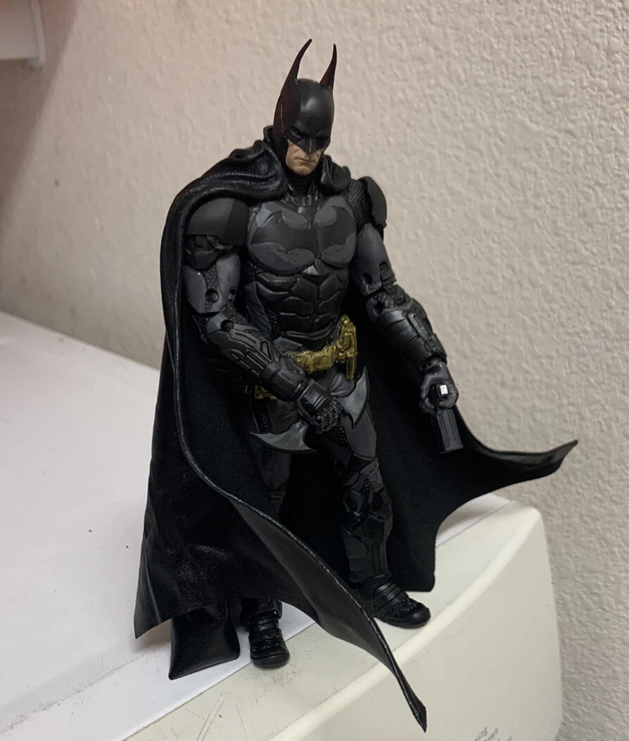 custom batman arkham knight Asylum wired leather cape 1 12 mcfarlane NOT FIGURE